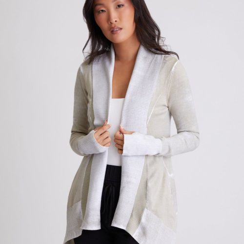 huntress drape front cardigan 298527