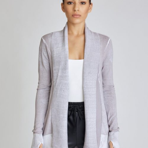 Huntress Drape Front Cardigan - Blanc Noir Online Store