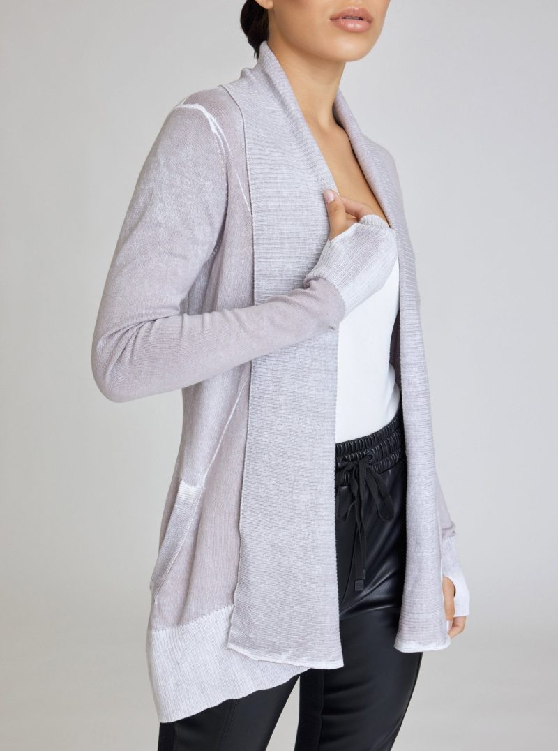 huntress drape front cardigan 825620