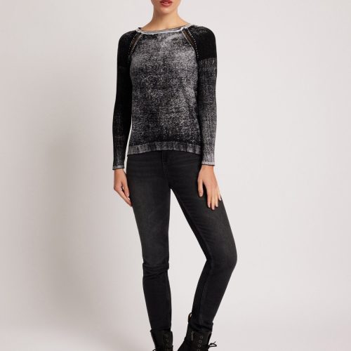 huntress mesh boyfriend sweater 144384