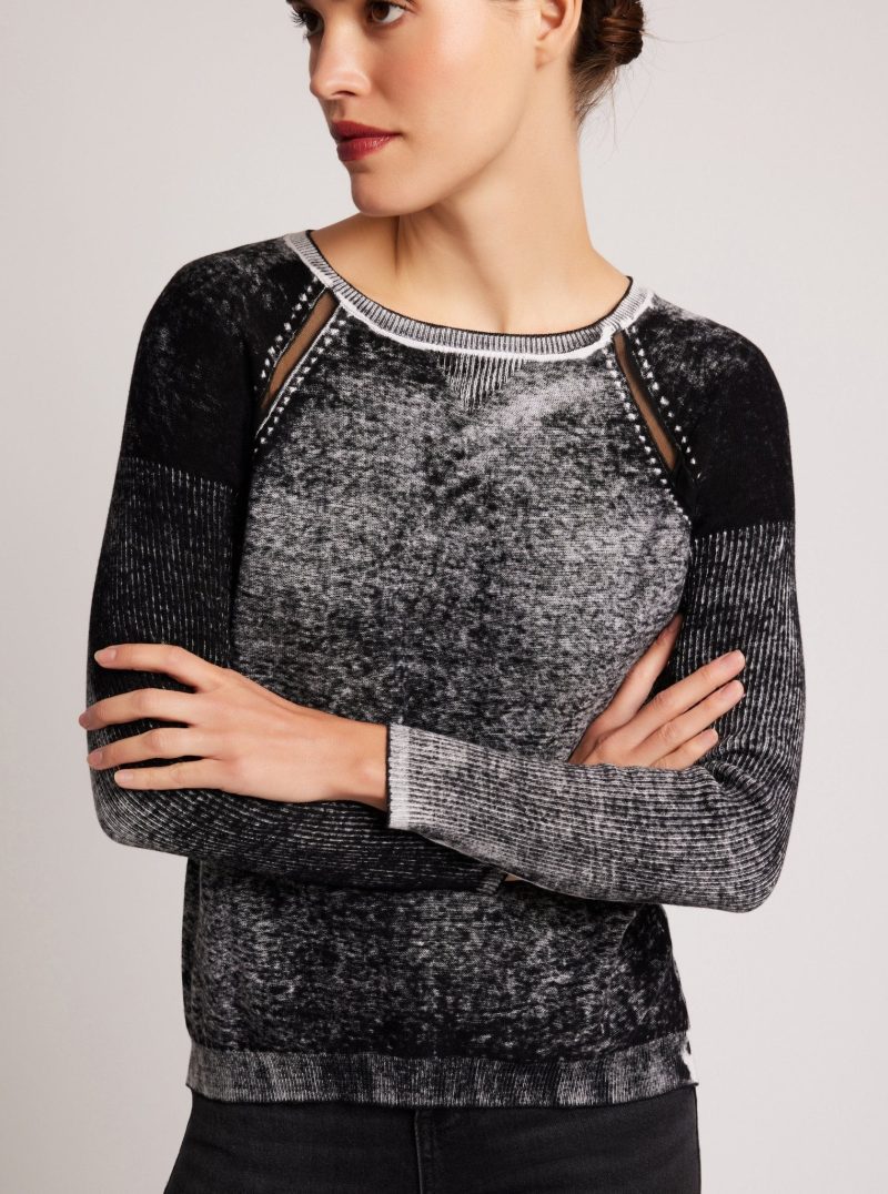 huntress mesh boyfriend sweater 938915