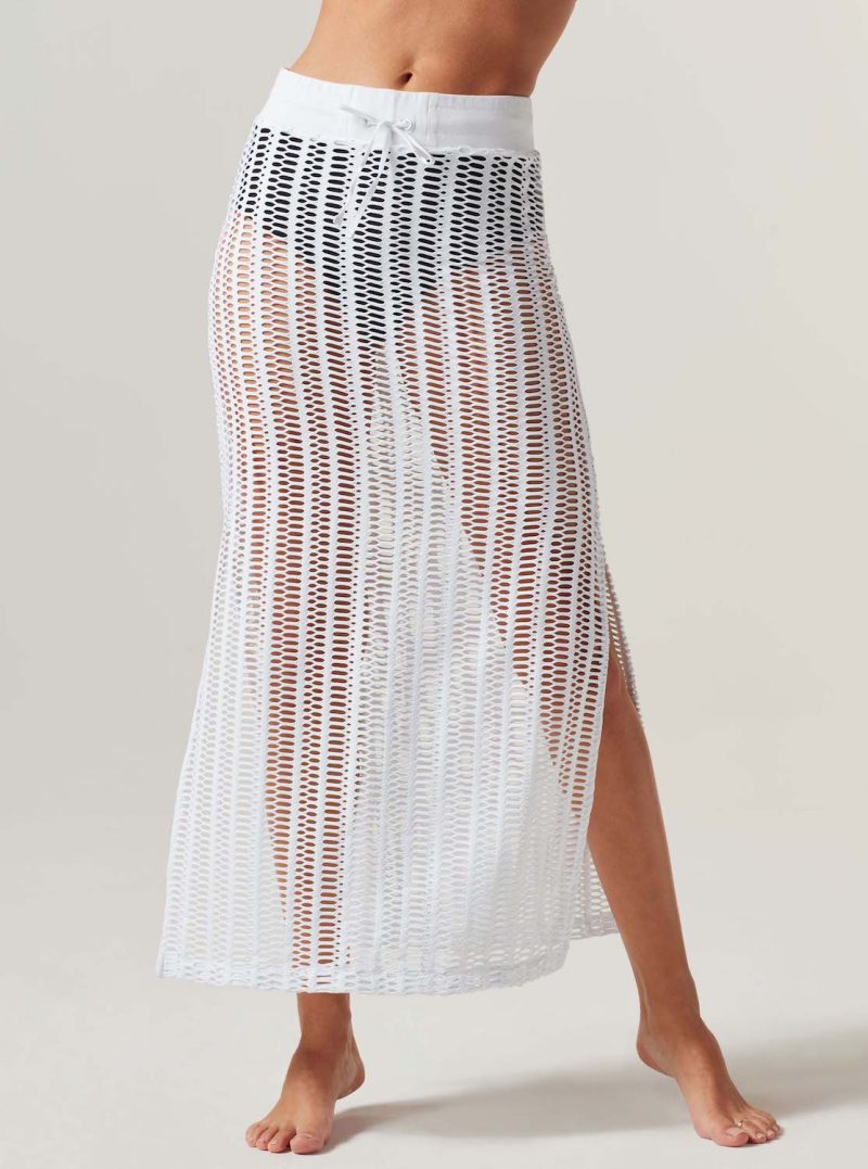 linear mesh skirt final sale 668599