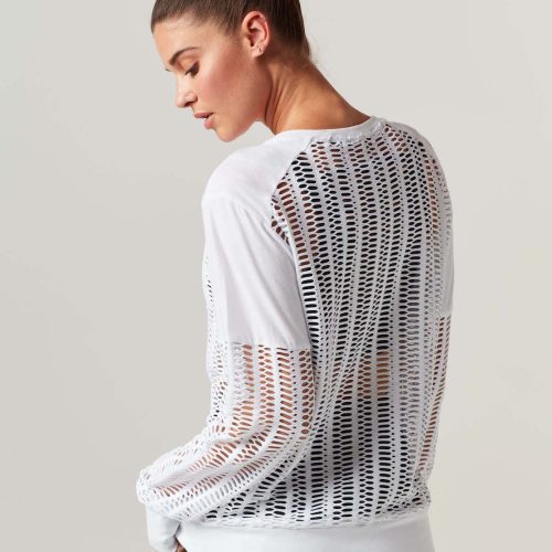 linear mesh sweatshirt 361580