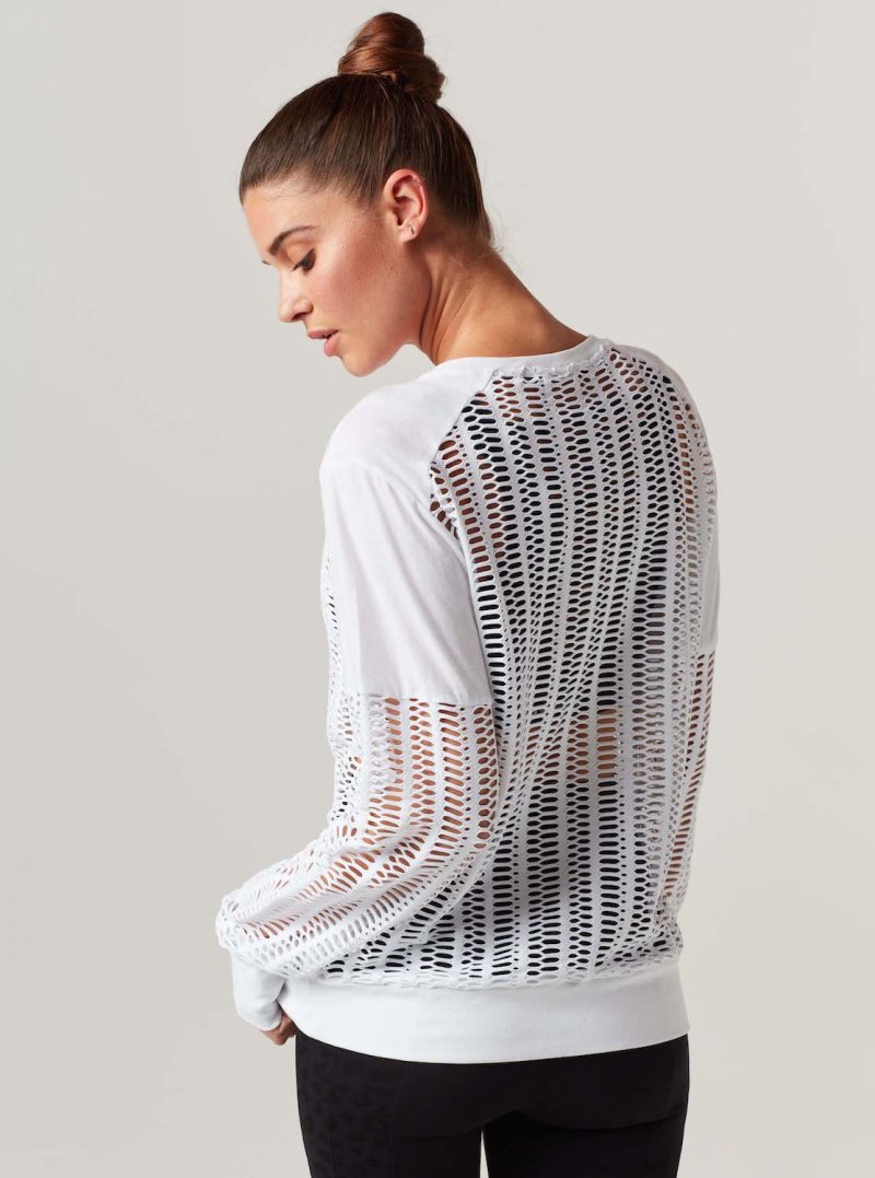 linear mesh sweatshirt 361580