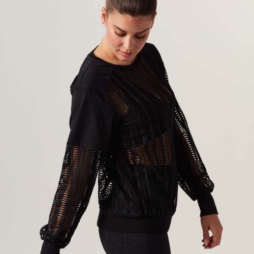 linear mesh sweatshirt 838574