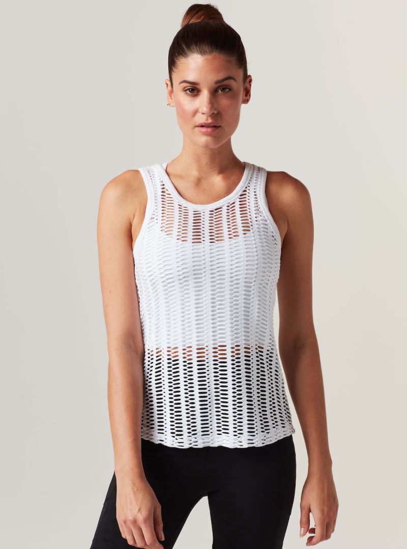 linear mesh tank top 763348