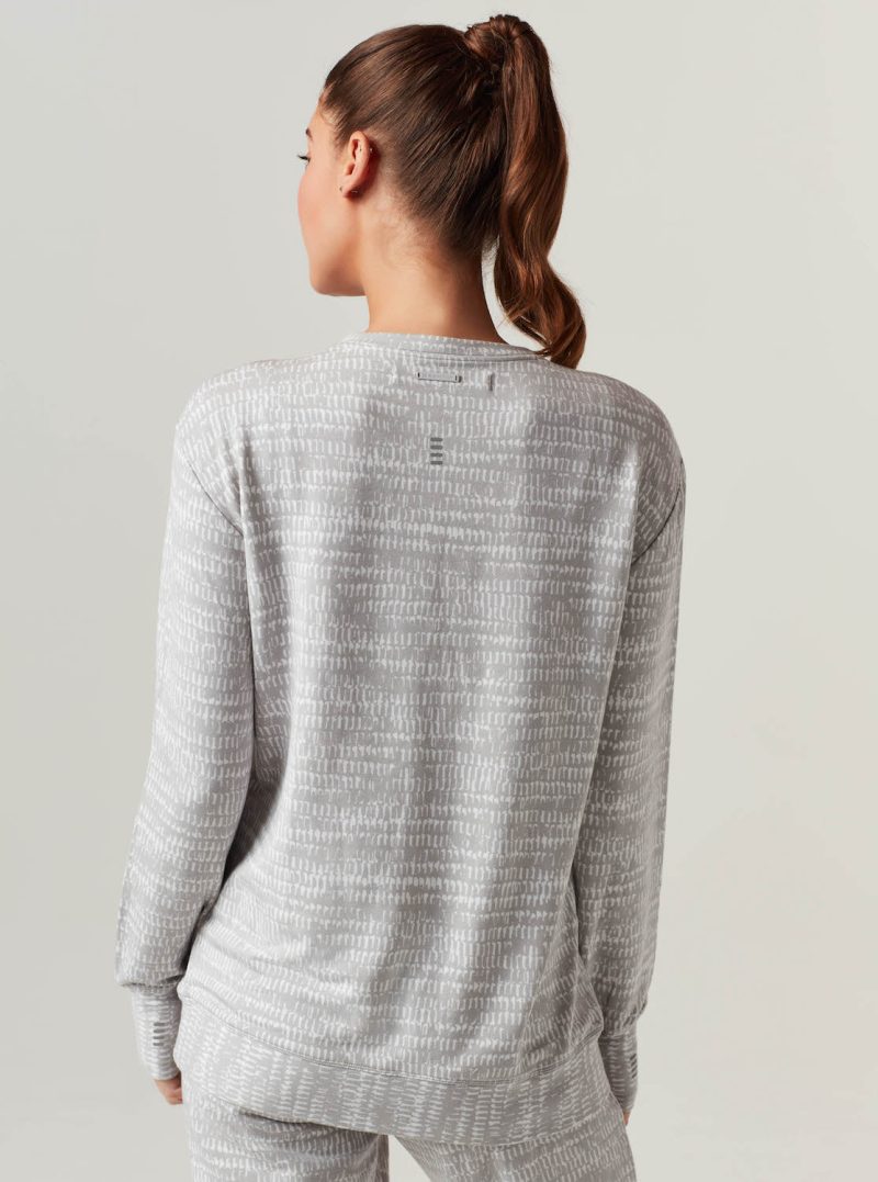 luxe fleece sweatshirt 162403