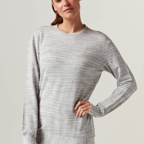 luxe fleece sweatshirt 805425