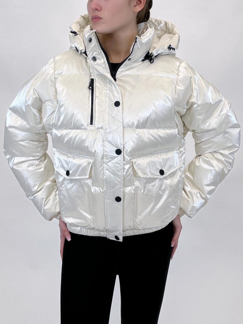 Mont Ventoux Puffer Jacket with Down Fill - Blanc Noir Online Store