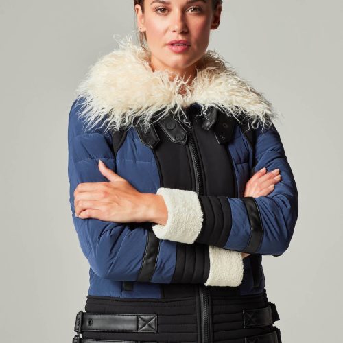 MOTO AVIATOR PUFFER - Down Filled - Blanc Noir Online Store