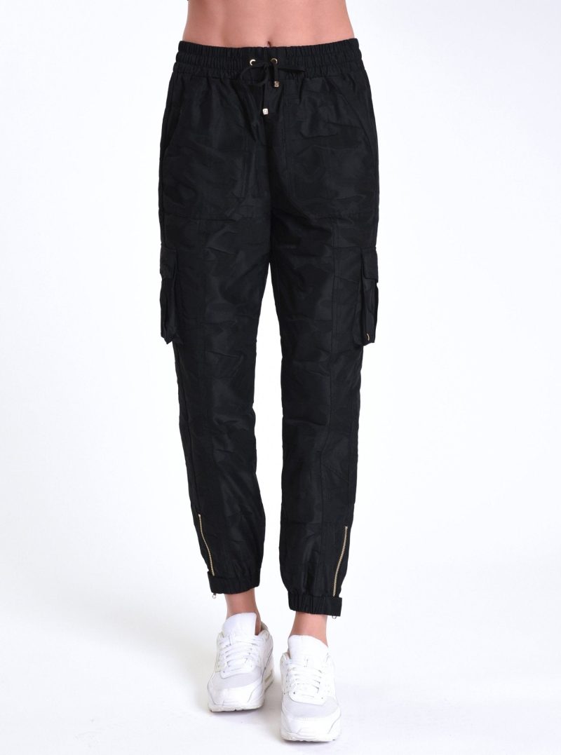 New Camo Pant Gold Trims - Blanc Noir Online Store