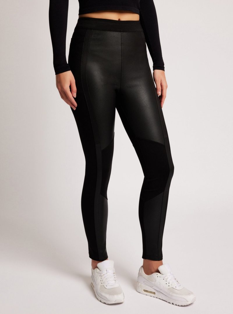 ponte leather legging 235516