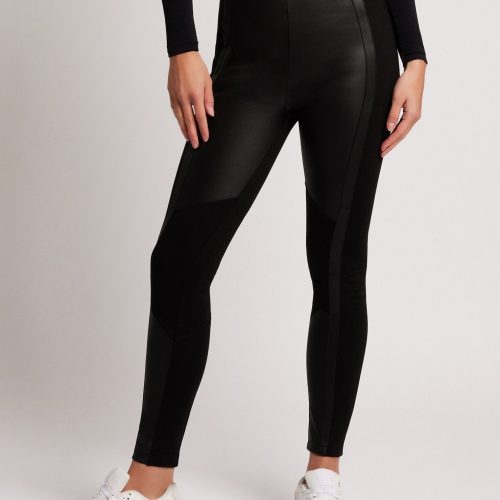 Ponte Leather Legging - Blanc Noir Online Store