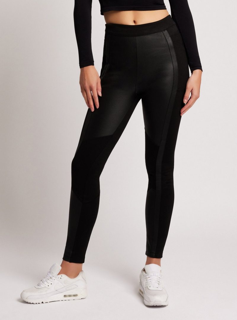 Ponte Leather Legging - Blanc Noir Online Store