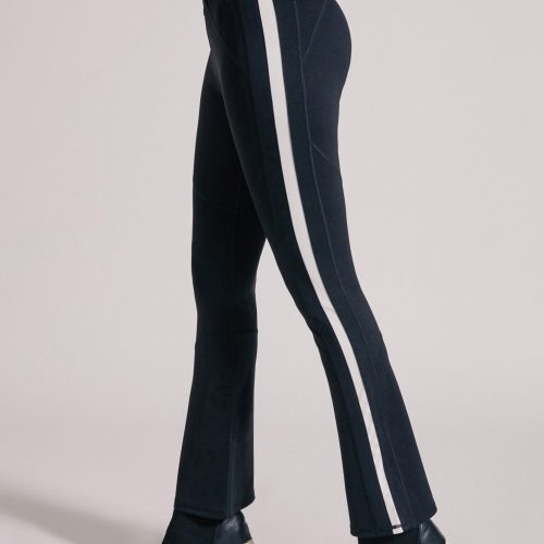 RACING STRIPE BOOTCUT LEGGING - Blanc Noir Online Store