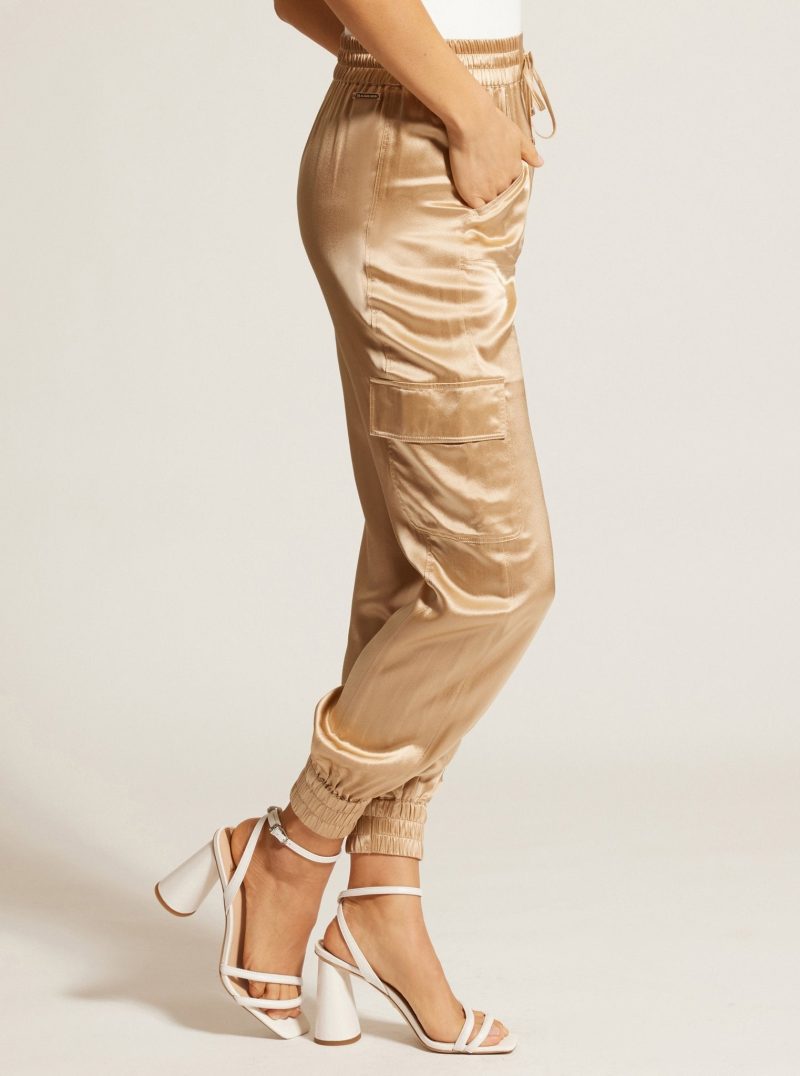 silk jogger gold trims 436961