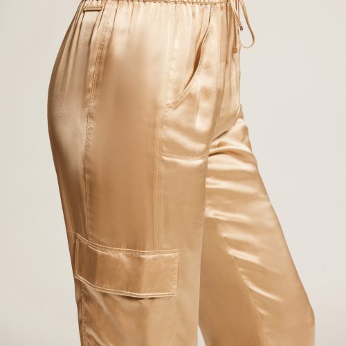 silk jogger gold trims 674533