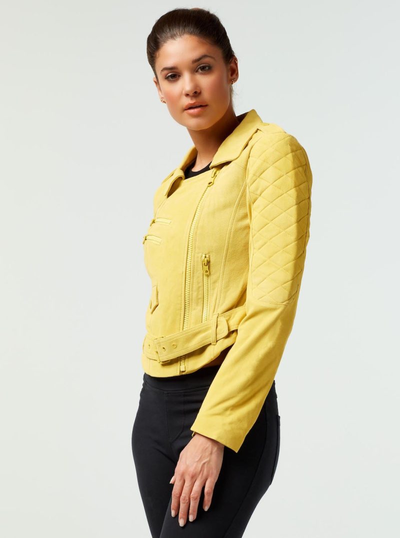 social suede jacket final sale 156671