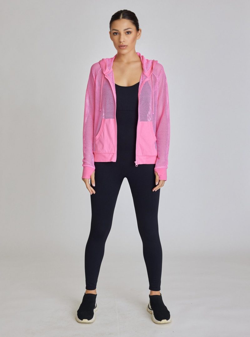 surfside jacket neon pink final sale 330135