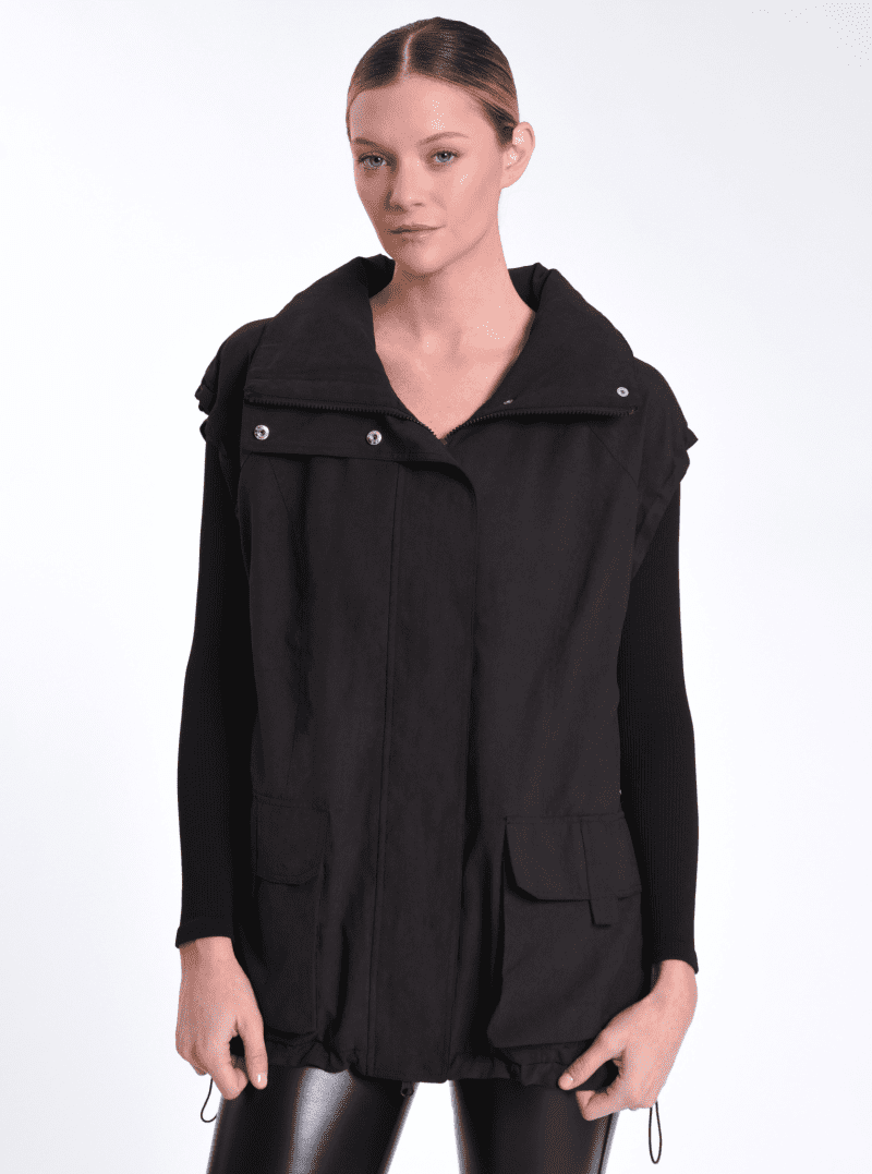 Svetlana Oversize Vest - Blanc Noir Online Store