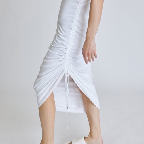 tao side ruched dress 811611