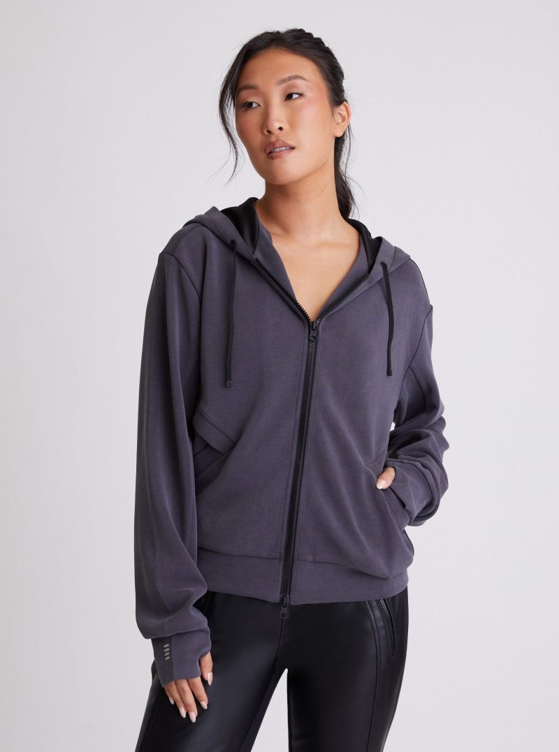 travel twin brooke reflective hoodie 228407