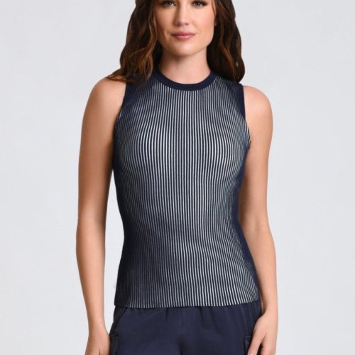 two tone rib tank 267053