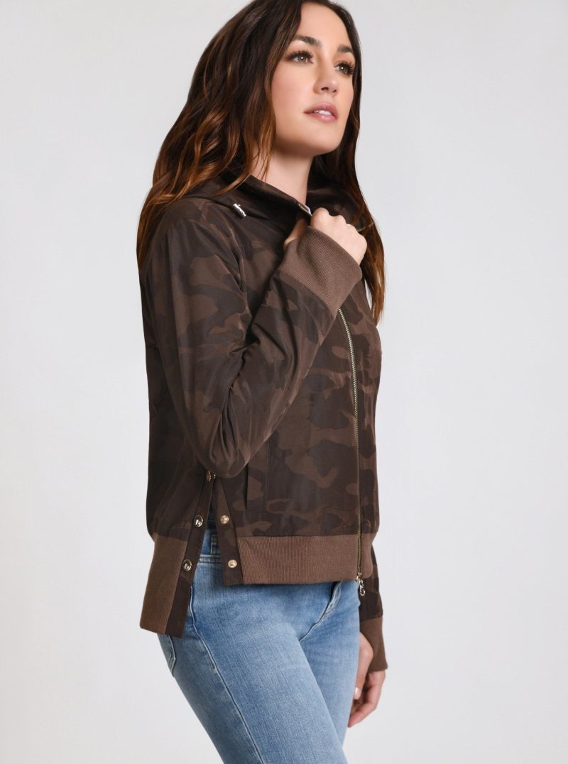 violette gold camo bomber 491566