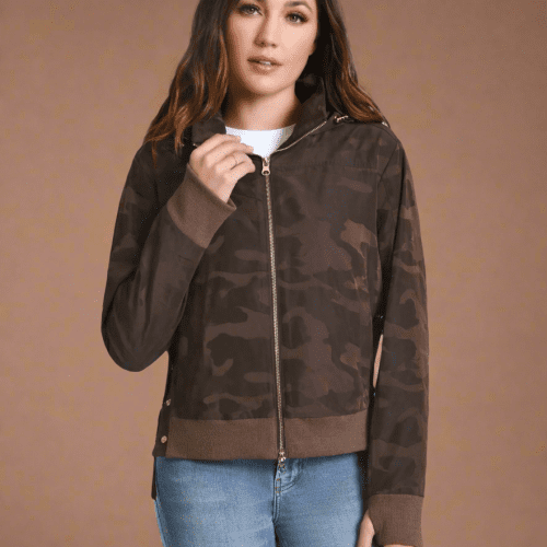 violette gold camo bomber 916474